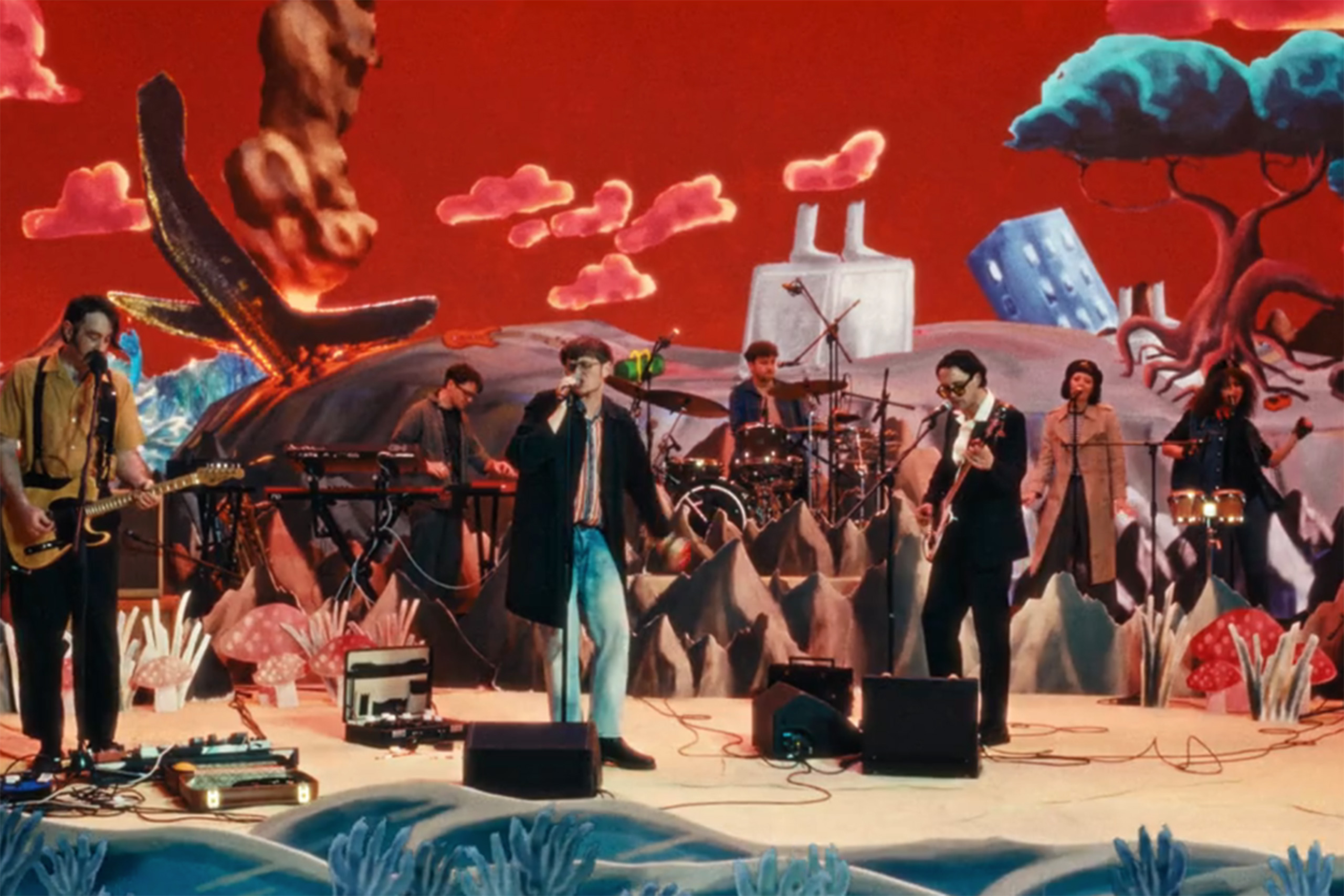 Yard Act have shared a fancy new session video, 'Live From Utopia'