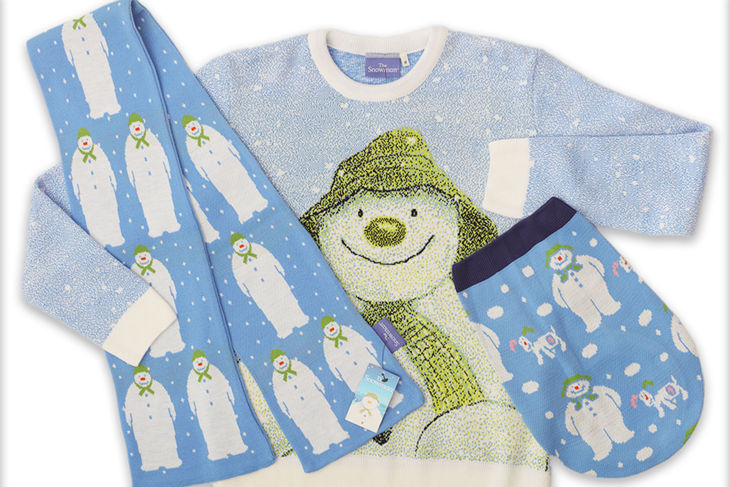 The Snowman collection has launched a David Bowie-inspired Snowdog jumper in aid of Chestnut Tree House Children’s Hospice
