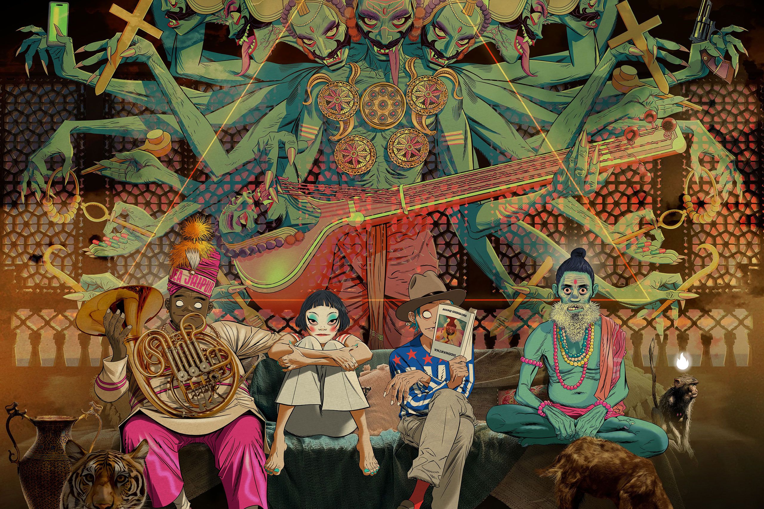 Gorillaz are teasing their upcoming album with new single 'Orange County'