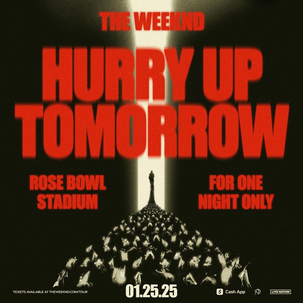The Weeknd has announced his new album 'Hurry Up Tomorrow', and a Rose Bowl show